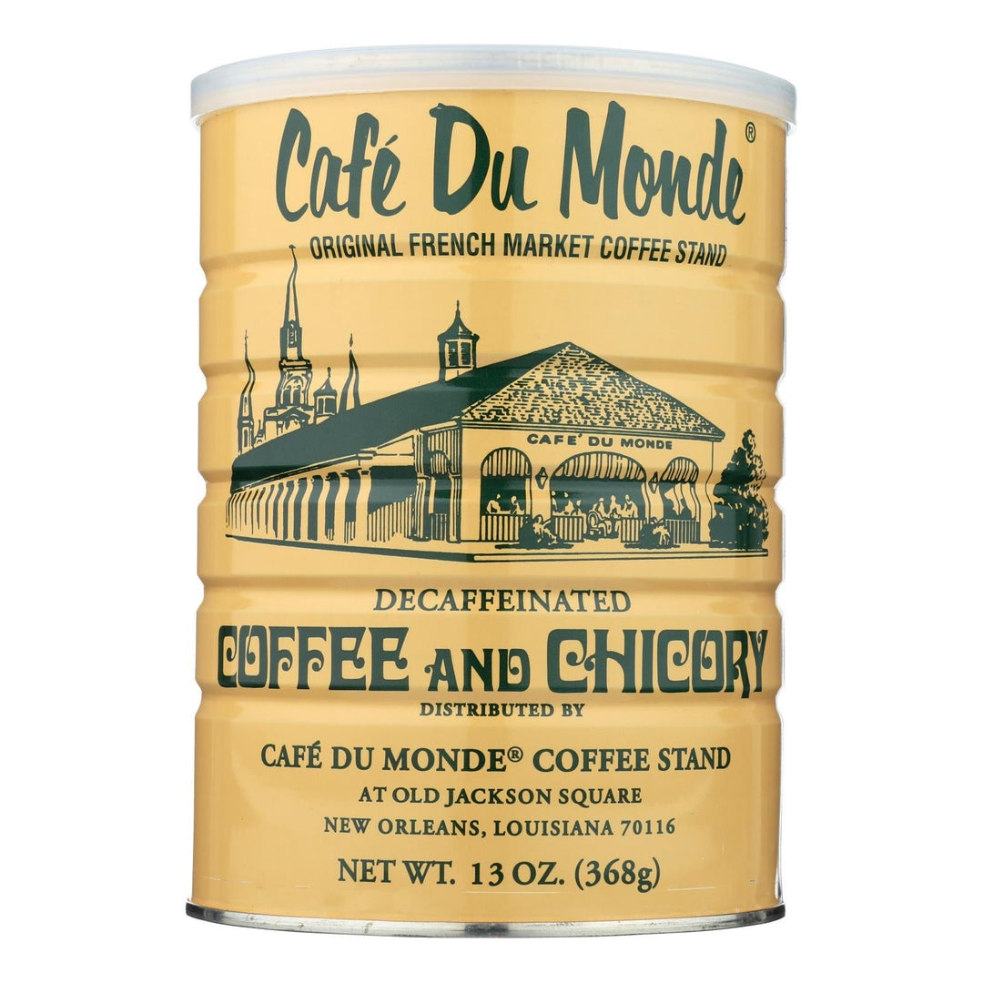 Cafe Du Monde - Coffee Decaf - Case Of 12 - 13 Oz - Maras Green
