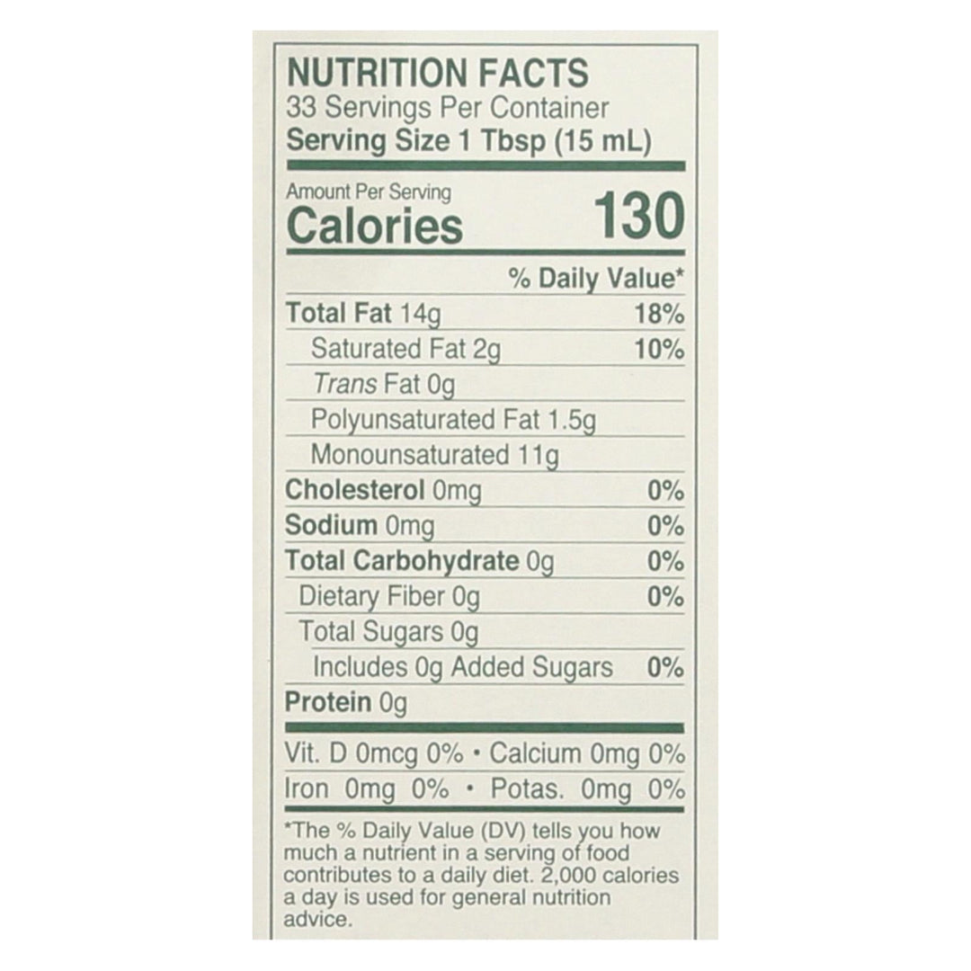 California Olive Ranch Extra Virgin Olive Oil - Arbosana - Case Of 6 - 16.9 Fl Oz - Maras Green