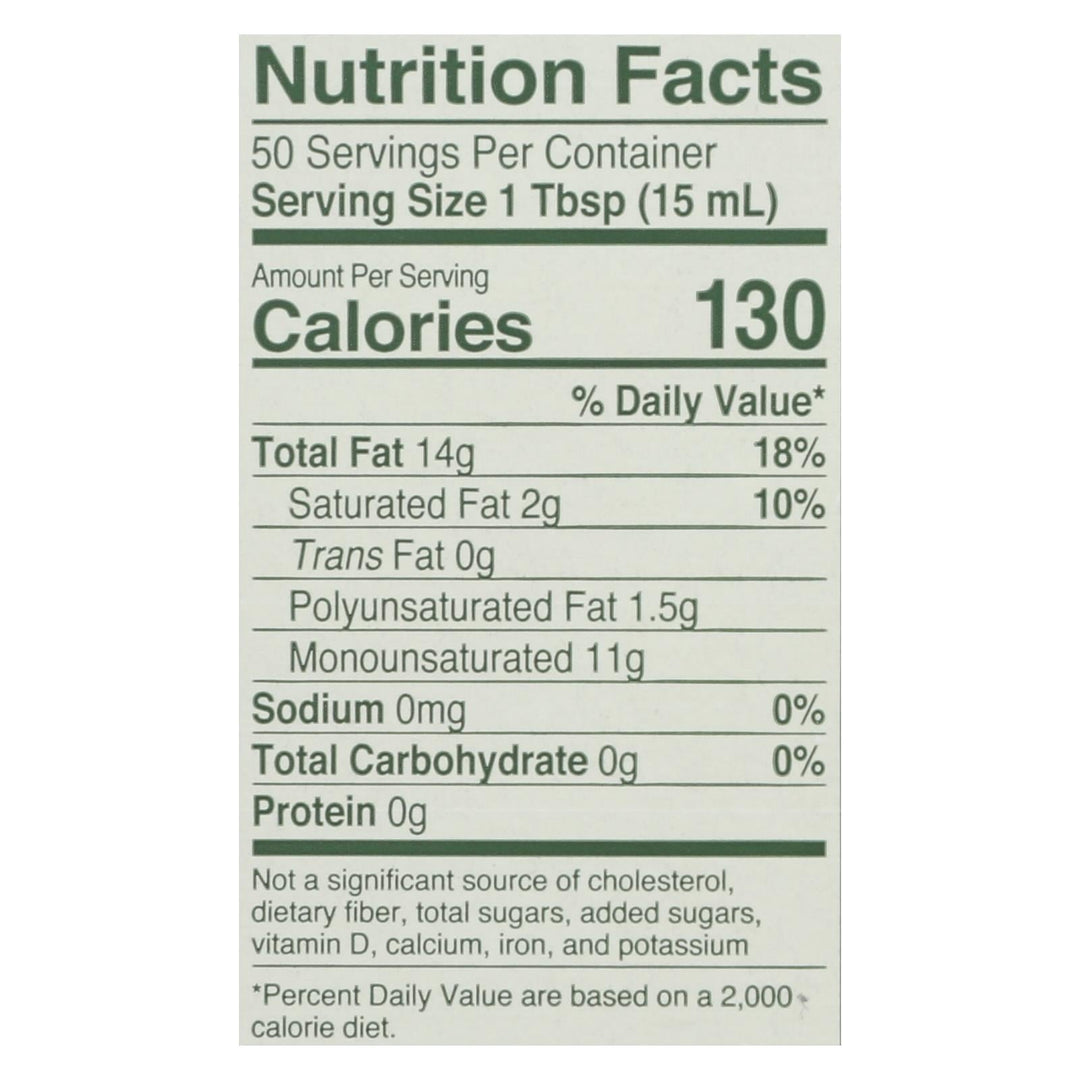 California Olive Ranch Extra Virgin Olive Oil - Everyday - Case Of 6 - 25.4 Oz. - Maras Green