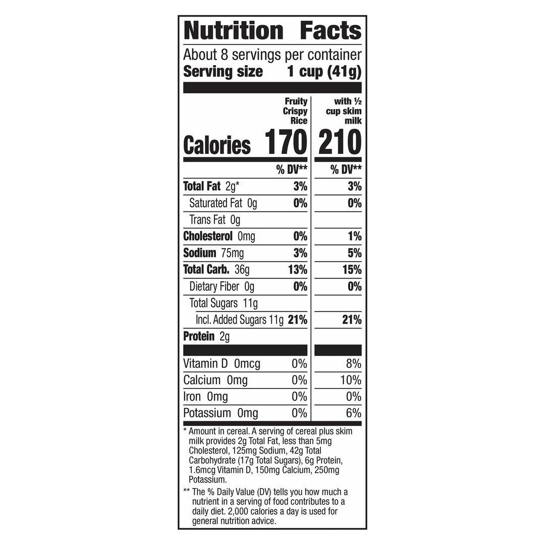 Cascadian Farm - Creal Frty Crispy Rice - Case Of 10 - 11.5 Oz - Maras Green