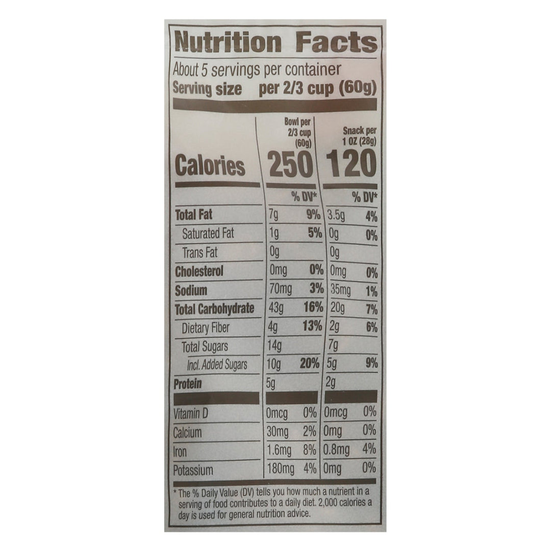 Cascadian Farm - Granola Organic Cinnamon Raisin - Case Of 4 - 11 Ounces - Maras Green