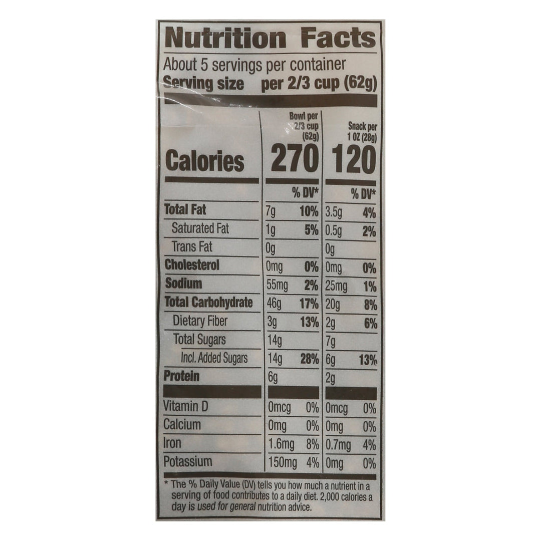 Cascadian Farm - Granola Organic Oats Honey - Case Of 4 - 11 Ounces - Maras Green