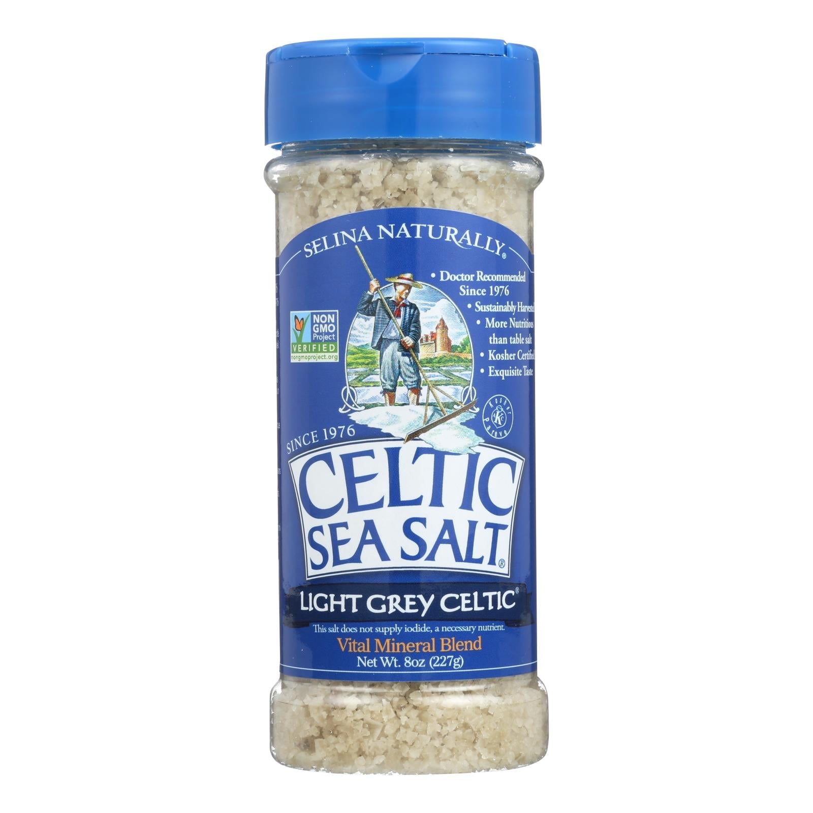Celtic Sea Salt - Light Grey Celtic - Case Of 6 - 8 Oz. - Maras Green