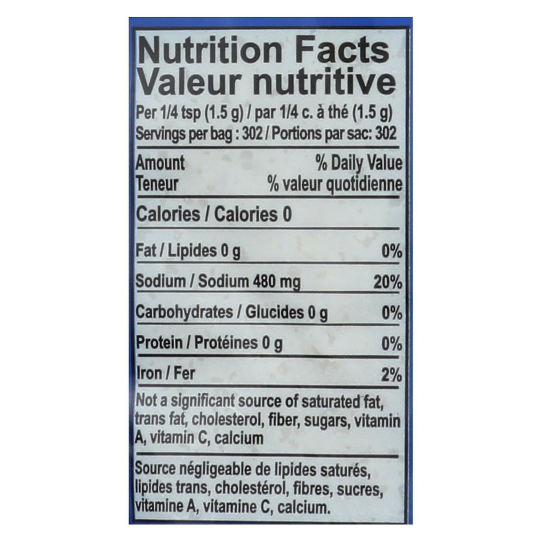 Celtic Sea Salt Reseal Bag - Light Grey - Case Of 6 Lbs - Maras Green