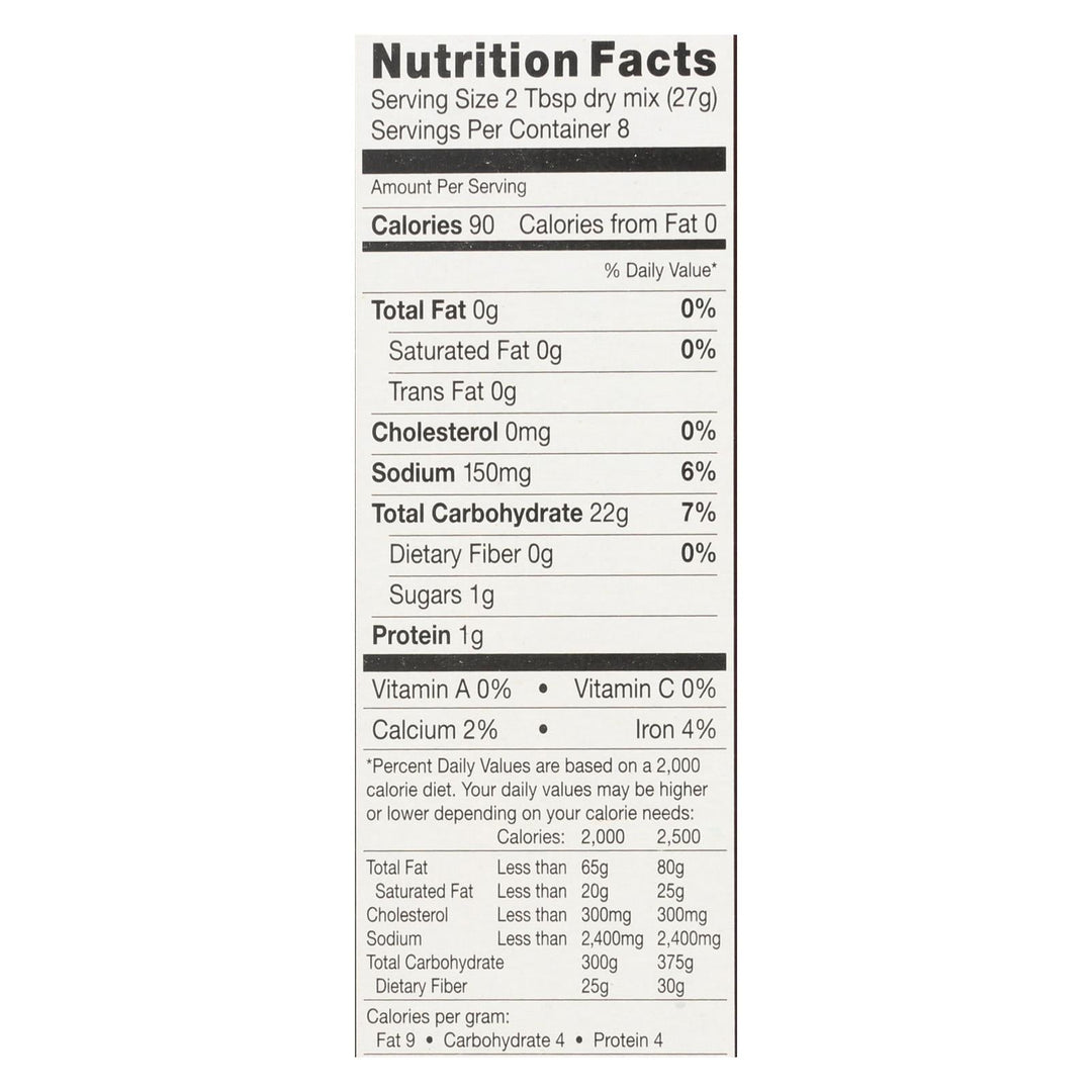 Chebe Bread Products - Bread Mix Original - Case Of 8 - 7.5 Oz - Maras Green