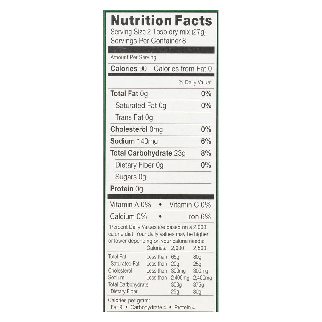 Chebe Bread Products - Pizza Crust Mix - Case Of 8 - 7.5 Oz. - Maras Green