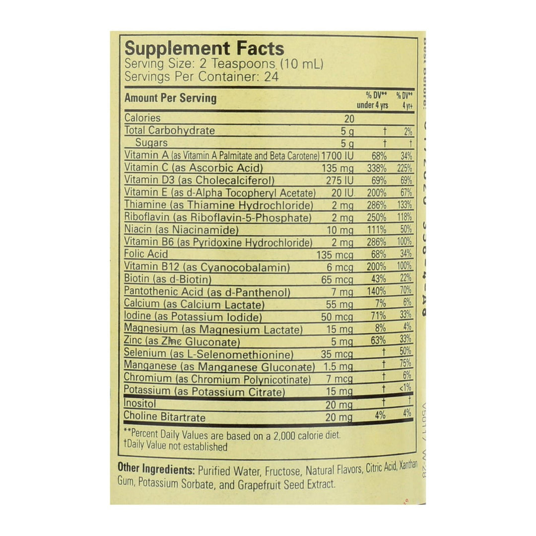 Childlife Multi Vitamin And Mineral Natural Orange Mango - 8 Fl Oz - Maras Green