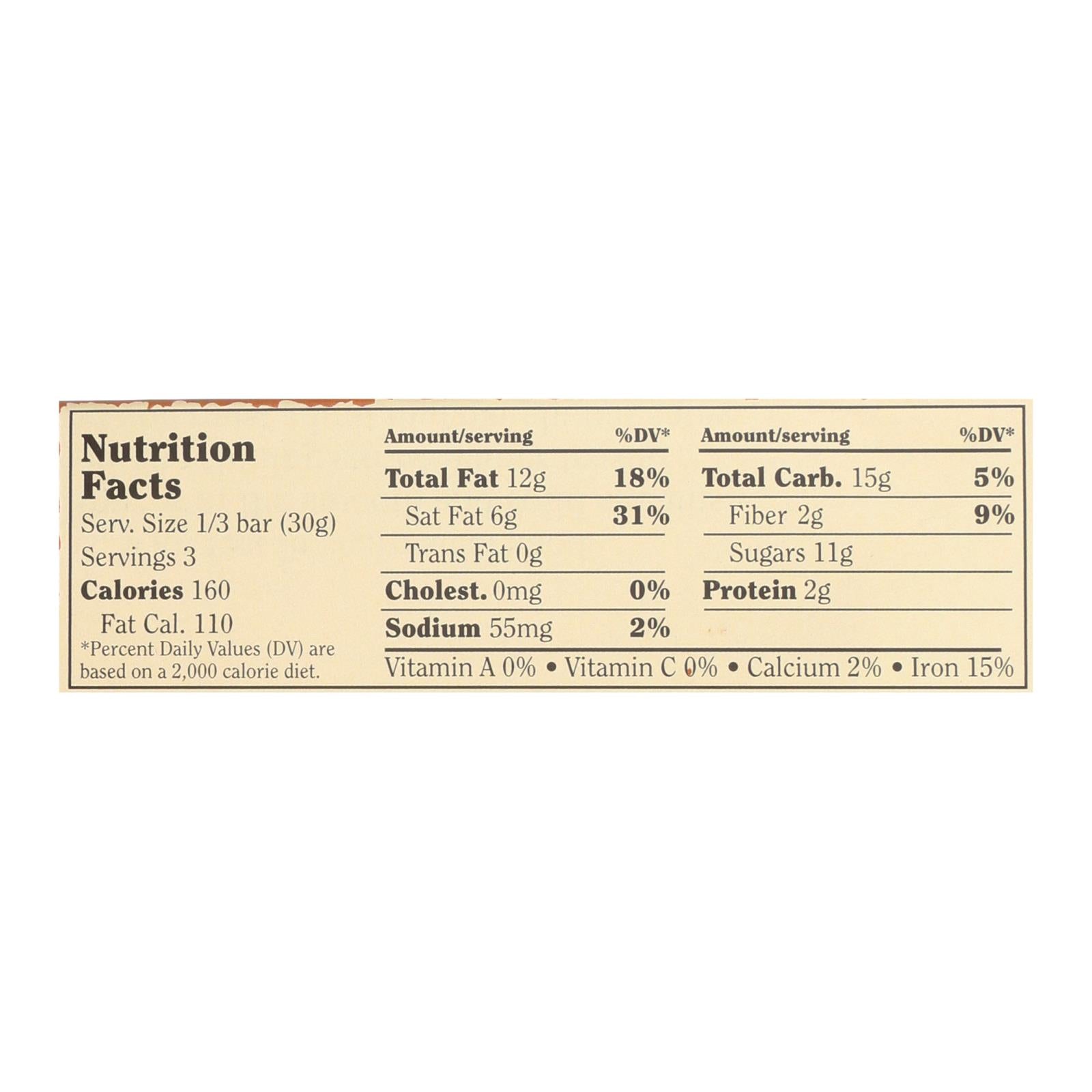 Chocolove Xoxox - Dark Chocolate Bar - Salted Almond Butter - Case Of 10 - 3.2 Oz - Maras Green