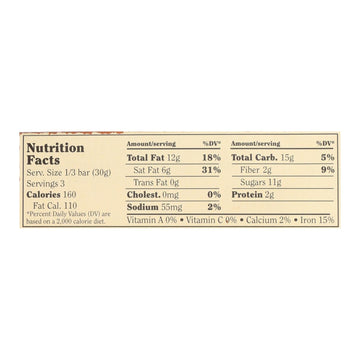 Chocolove Xoxox - Dark Chocolate Bar - Salted Almond Butter - Case Of 10 - 3.2 Oz - Maras Green