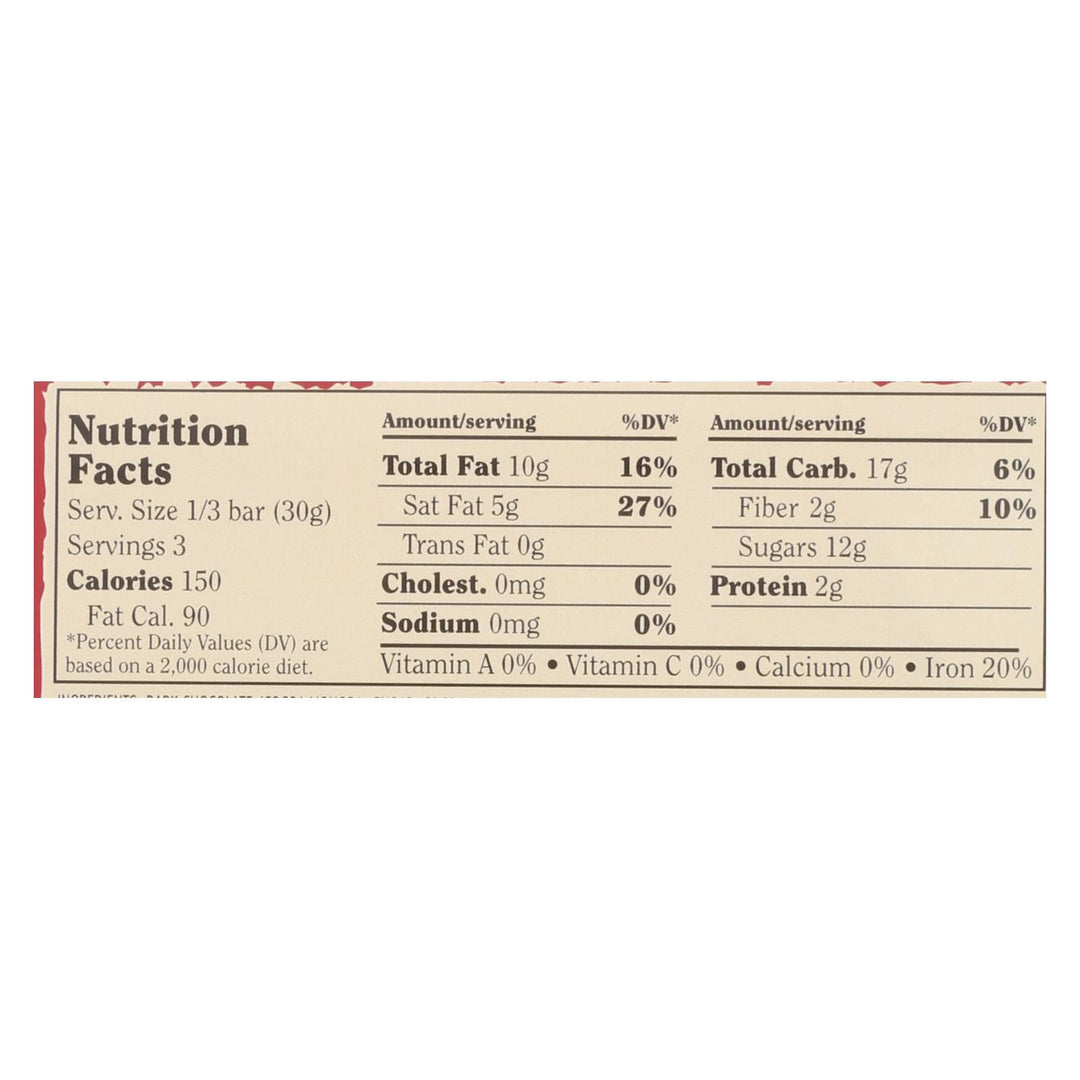 Chocolove Xoxox - Premium Chocolate Bar - Dark Chocolate - Cherries And Almonds - 3.2 Oz Bars - Case Of 12 - Maras Green