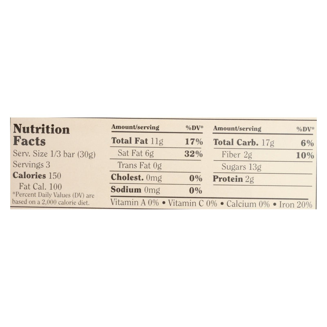 Chocolove Xoxox - Premium Chocolate Bar - Dark Chocolate - Pure - 3.2 Oz Bars - Case Of 12 - Maras Green