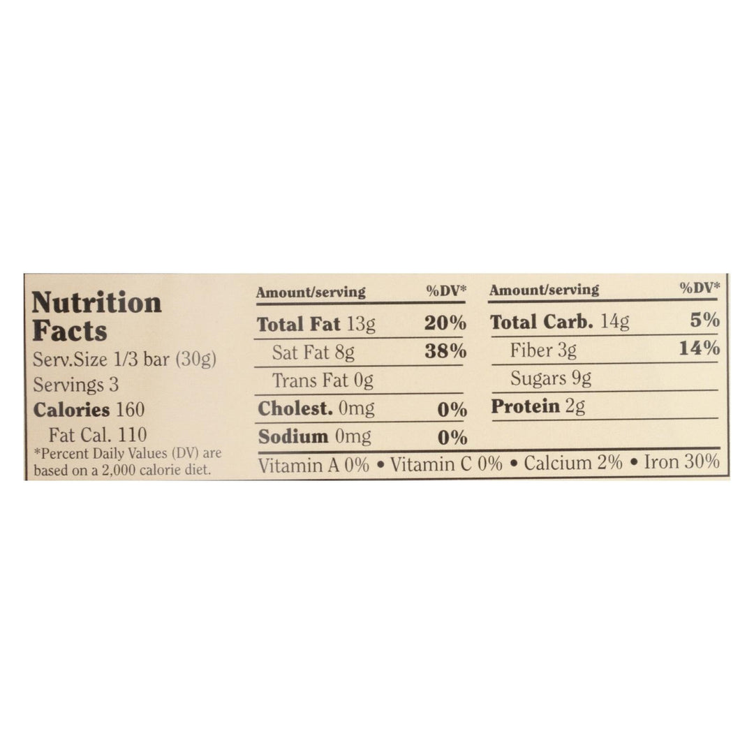 Chocolove Xoxox - Premium Chocolate Bar - Dark Chocolate - Strong - 3.2 Oz Bars - Case Of 12 - Maras Green