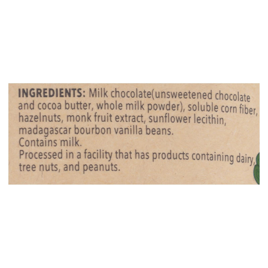 Choczero - Keto Brk Milk Chocolate Hazelnt - Case Of 12 - 6 Oz - Maras Green