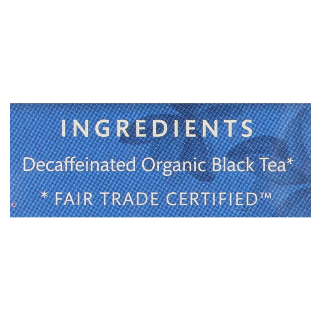 Choice Organic Black Tea - Decaffeinated English Breakfast - Case Of 6 - 16 Bags - Maras Green