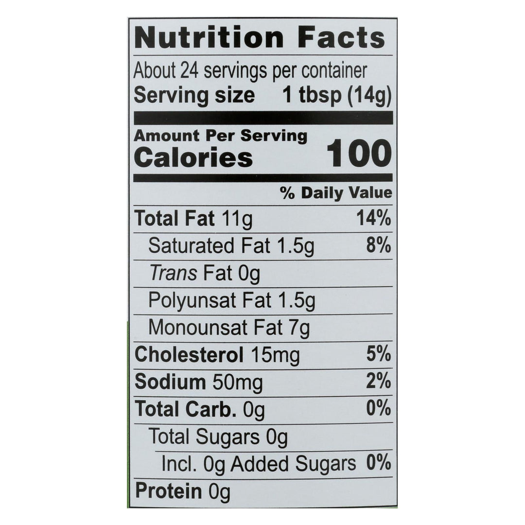 Chosen Foods Avocado Oil - Mayo - Case Of 6 - 12 Oz. - Maras Green