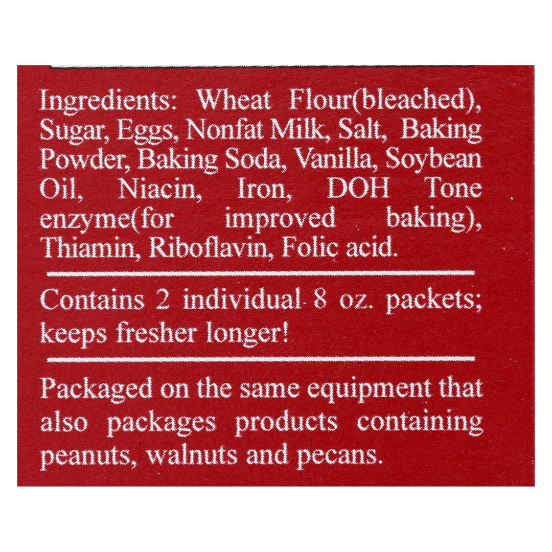 Classique Fare Belgian Waffle Mix - Case Of 6 - 16 Oz. - Maras Green