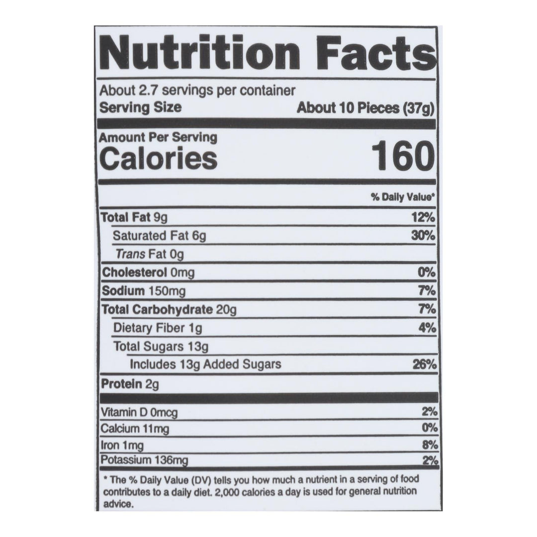 Cocomel - Carmel Bite - Organic - Sea Salt - Case Of 6 - 3.5 Oz - Maras Green