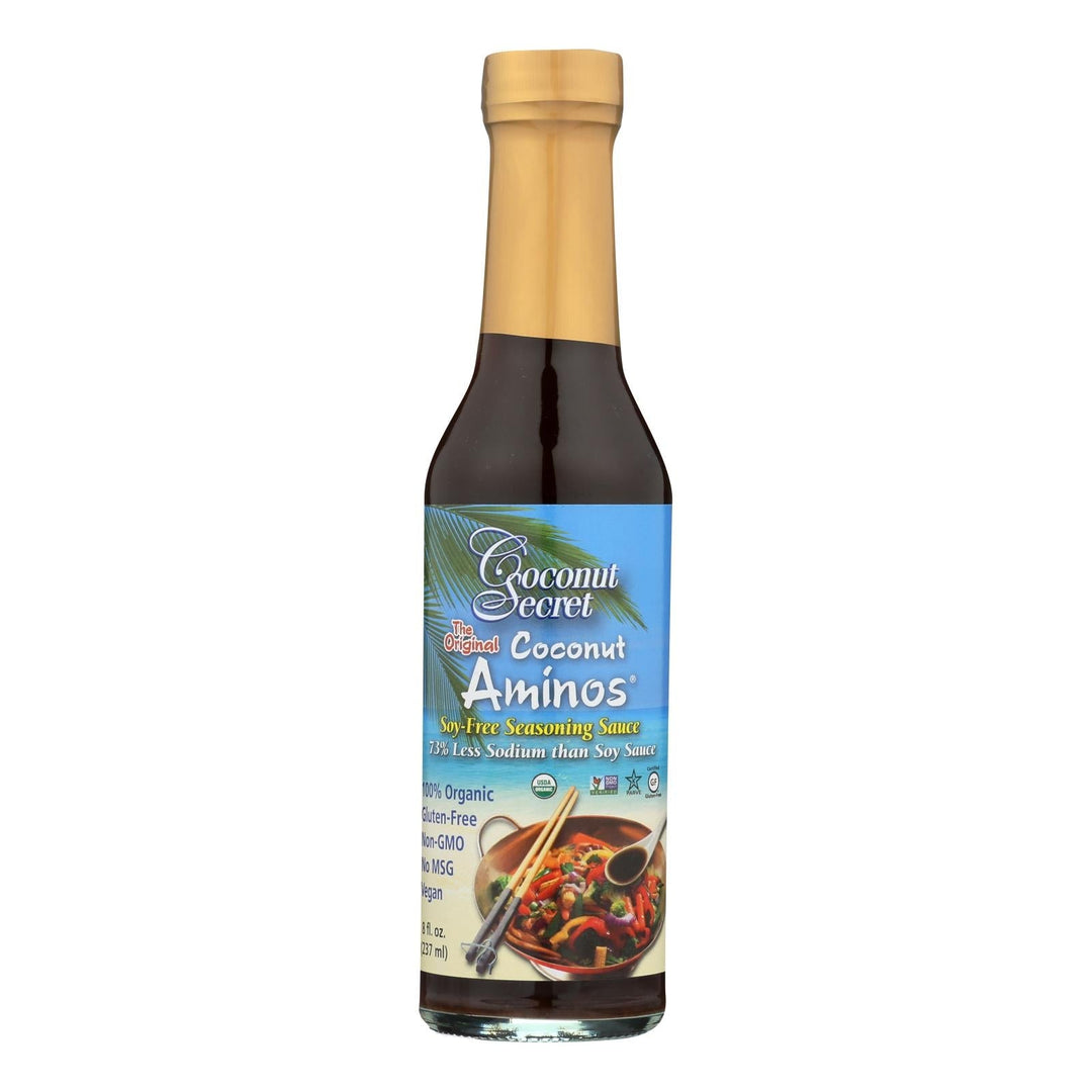 Coconut Secret - Organic Raw Aminos - Coconut - Case Of 12 - 8 Fl Oz. - Maras Green