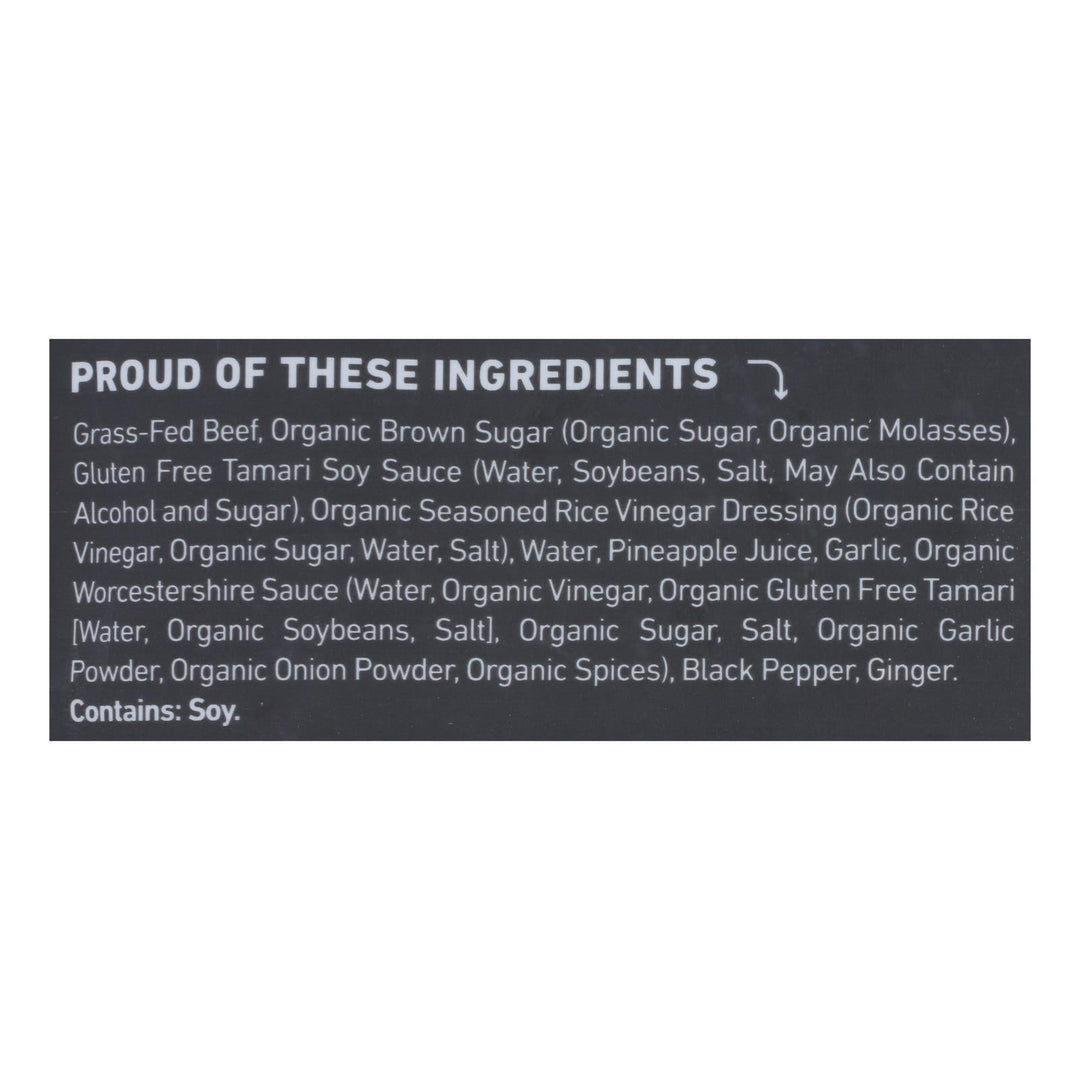 Country Archer - Jerky Beef Teriyaki - Case Of 12 - 2.5 Oz - Maras Green