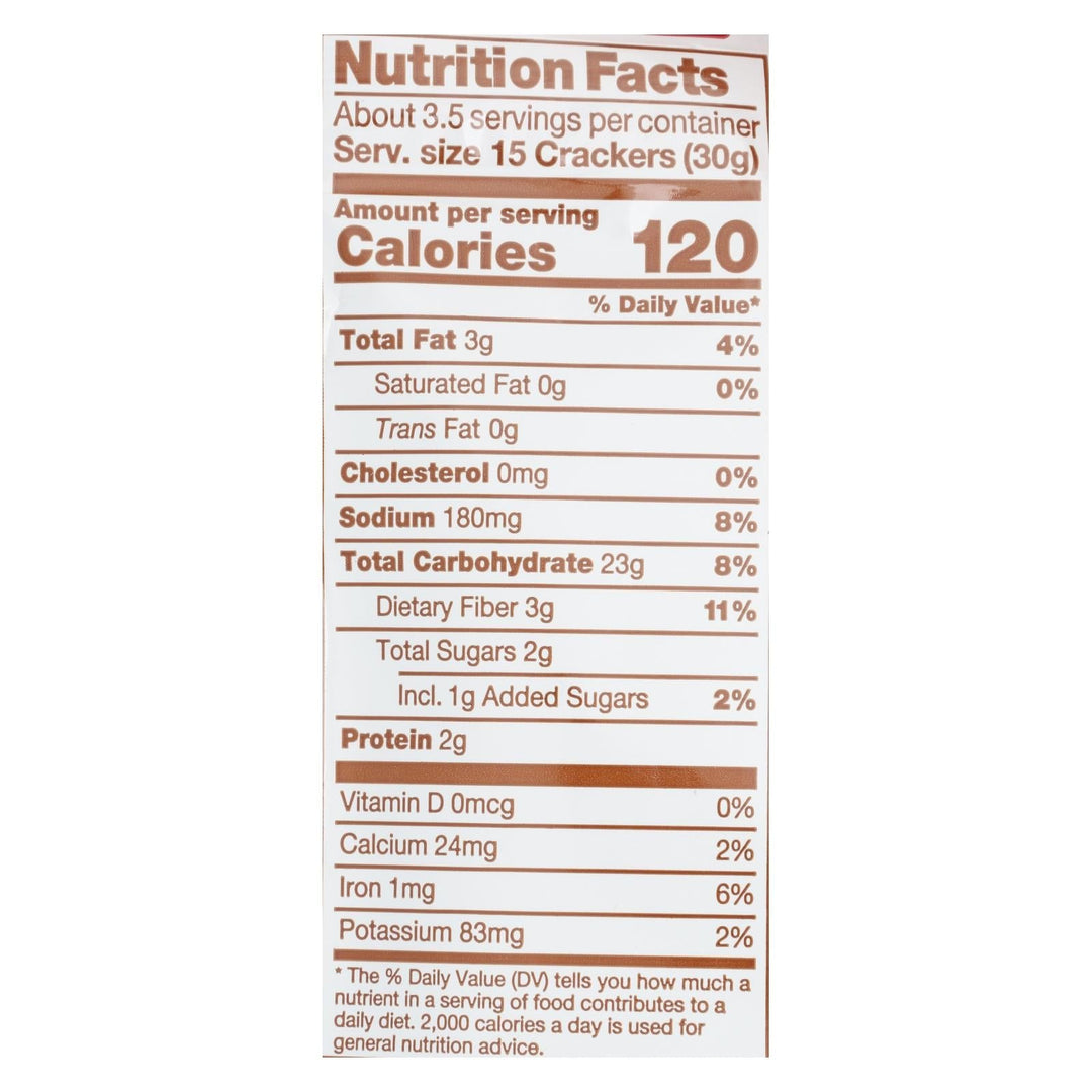 Crunchmaster - Multigrn Cracker White Chddr - Case Of 12 - 4 Oz - Maras Green