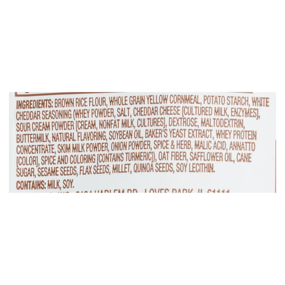 Crunchmaster - Multigrn Cracker White Chddr - Case Of 12 - 4 Oz - Maras Green