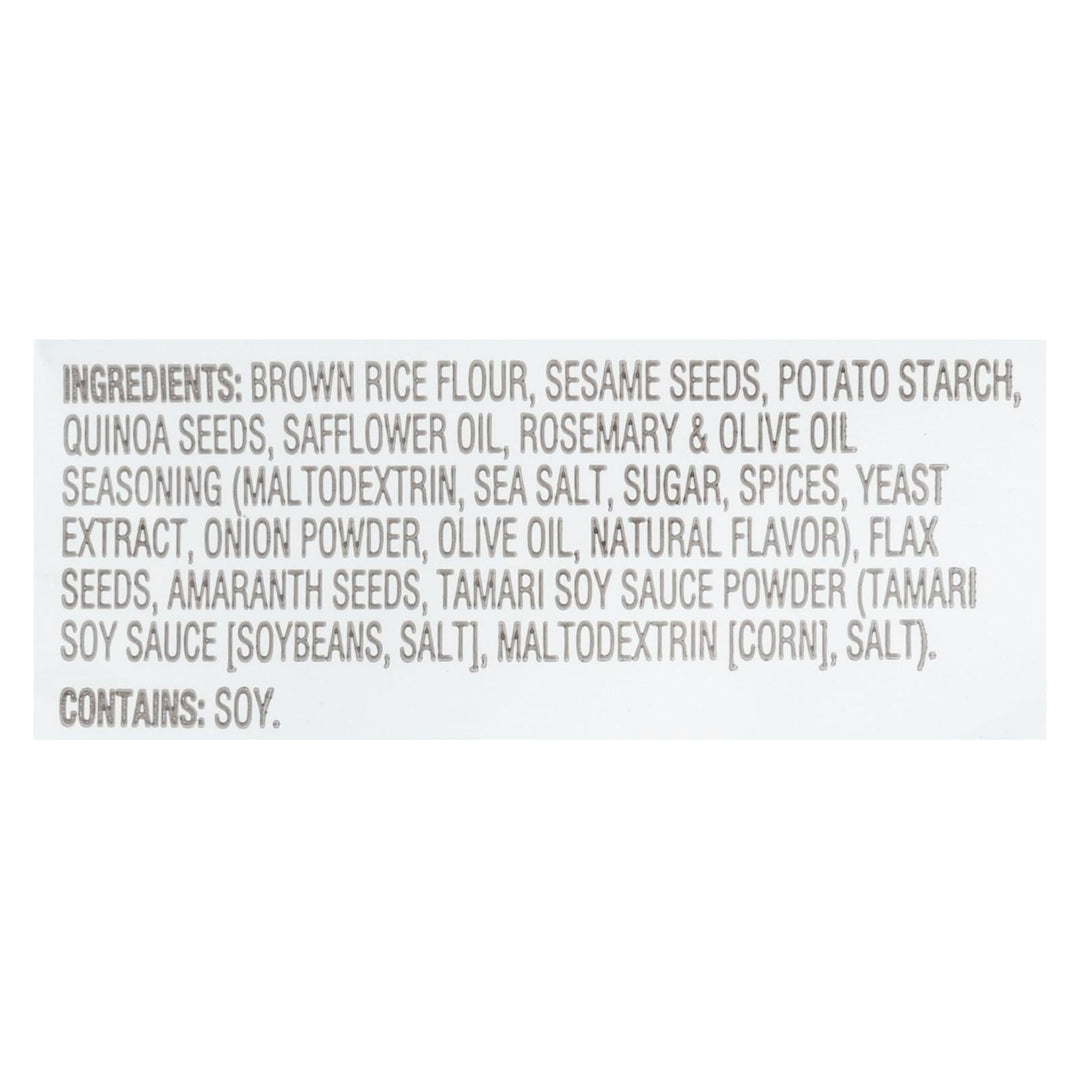 Crunchmaster - Multiseed Crckr Rsmry&olv - Case Of 12 - 4 Oz - Maras Green