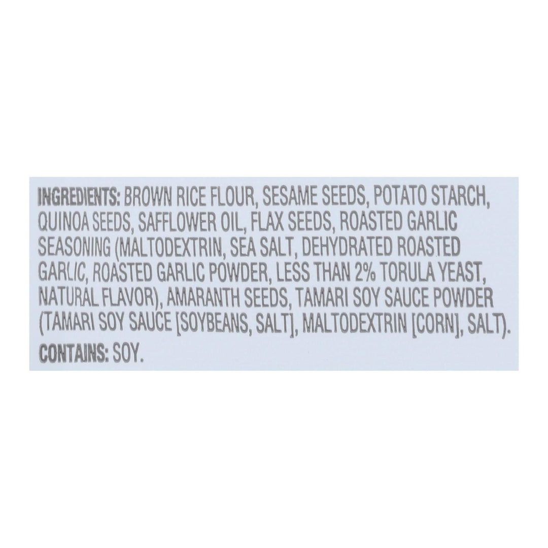 Crunchmaster - Multiseed Crckr Rst Garlc - Case Of 12 - 4 Oz - Maras Green