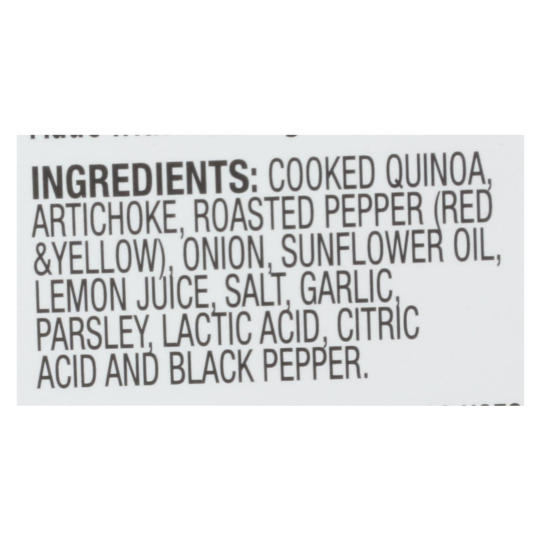 Cucina And Amore - Quinoa Meals - Artichoke And Roasted Pepper - Case Of 6 - 7.9 Oz. - Maras Green