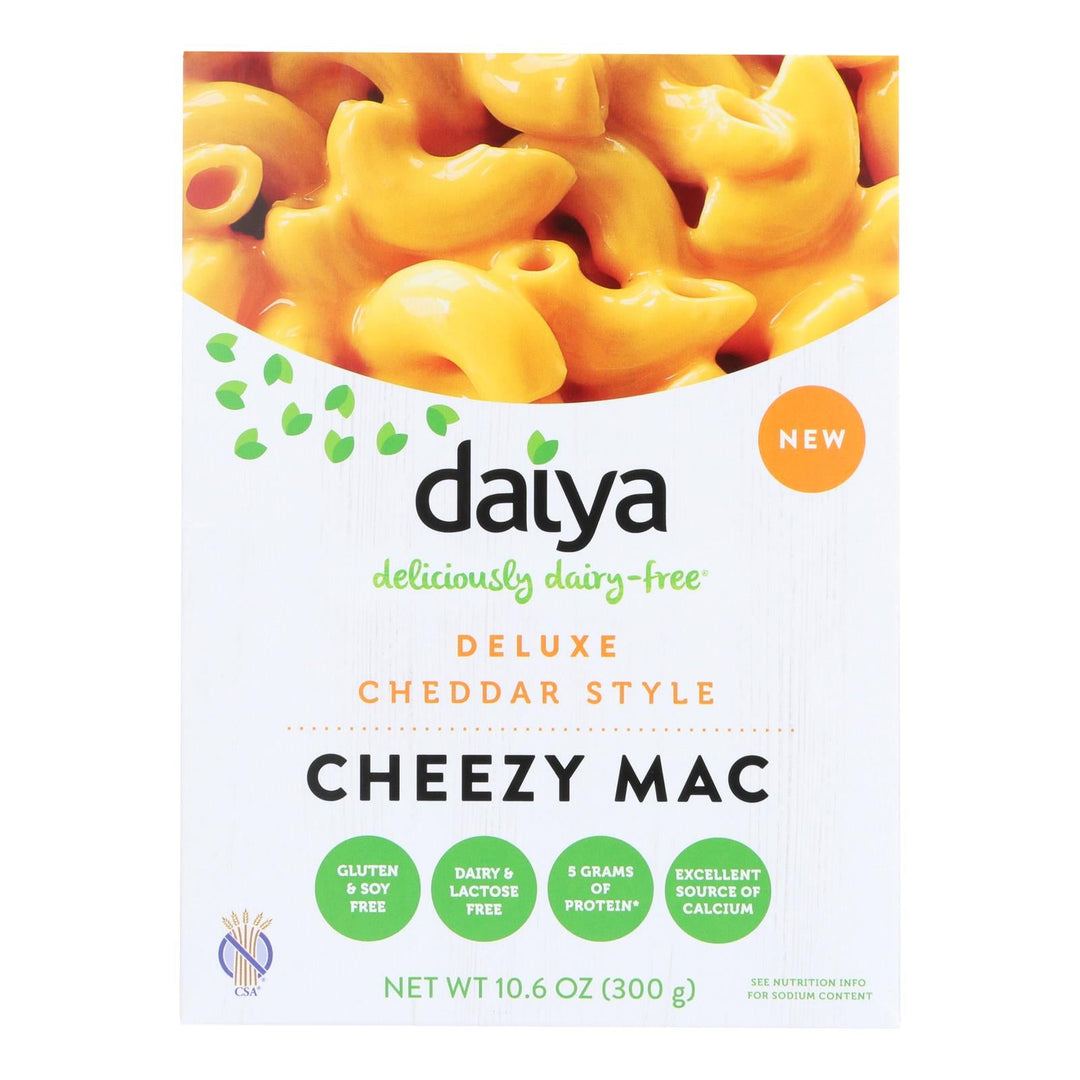 Daiya Foods - Cheezy Mac Deluxe - Cheddar Style - Dairy Free - 10.6 Oz. - Case Of 8 - Maras Green