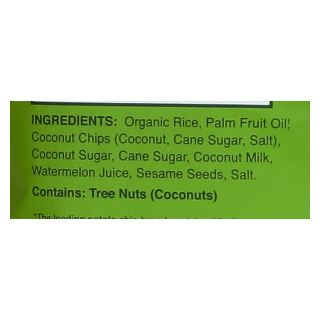 Dang - Sticky Rice Chips - Coconut - Case Of 12 - 3.50 Oz - Maras Green