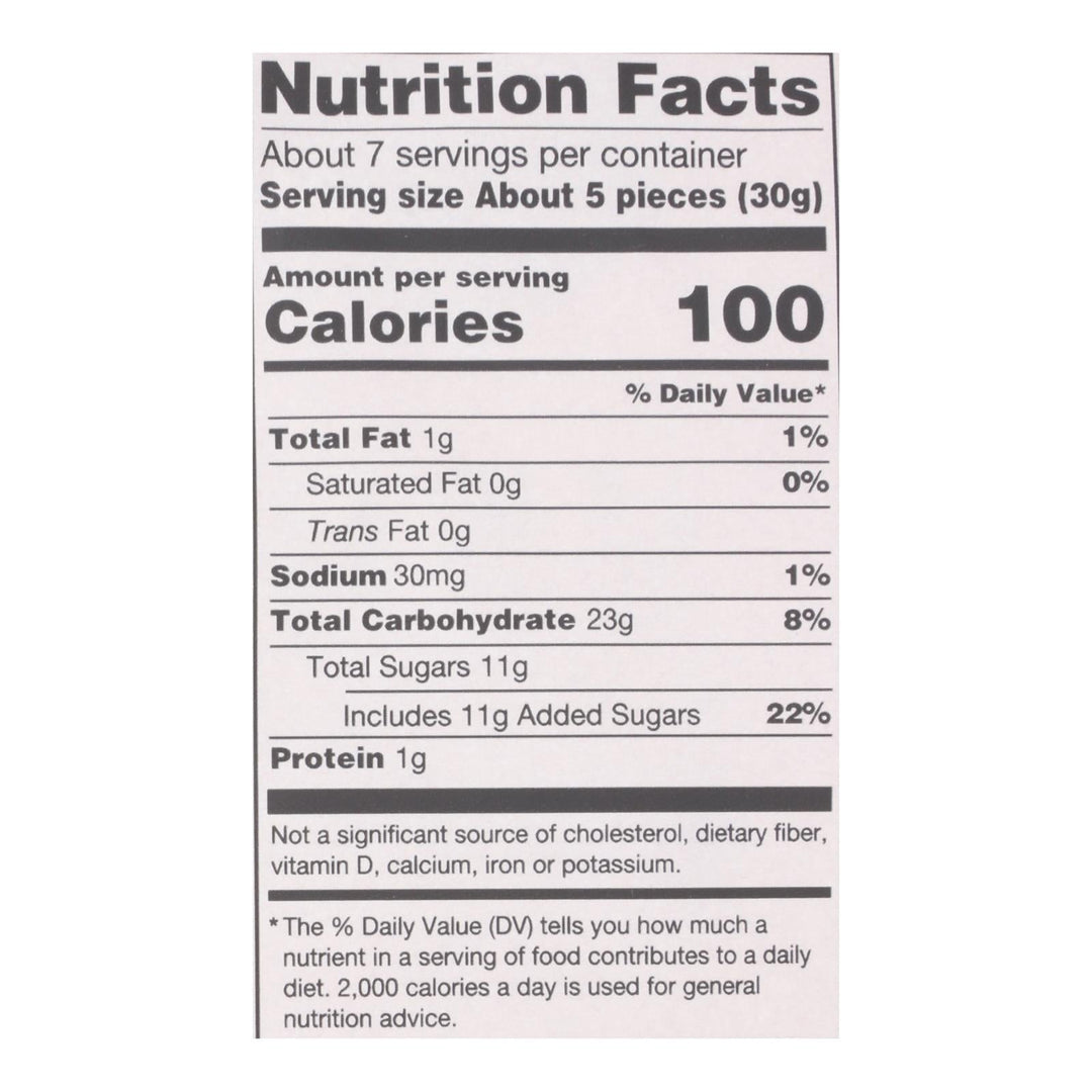 Darrell Soft Eating Liquorice - Mango - Case Of 8 - 7 Oz. - Maras Green