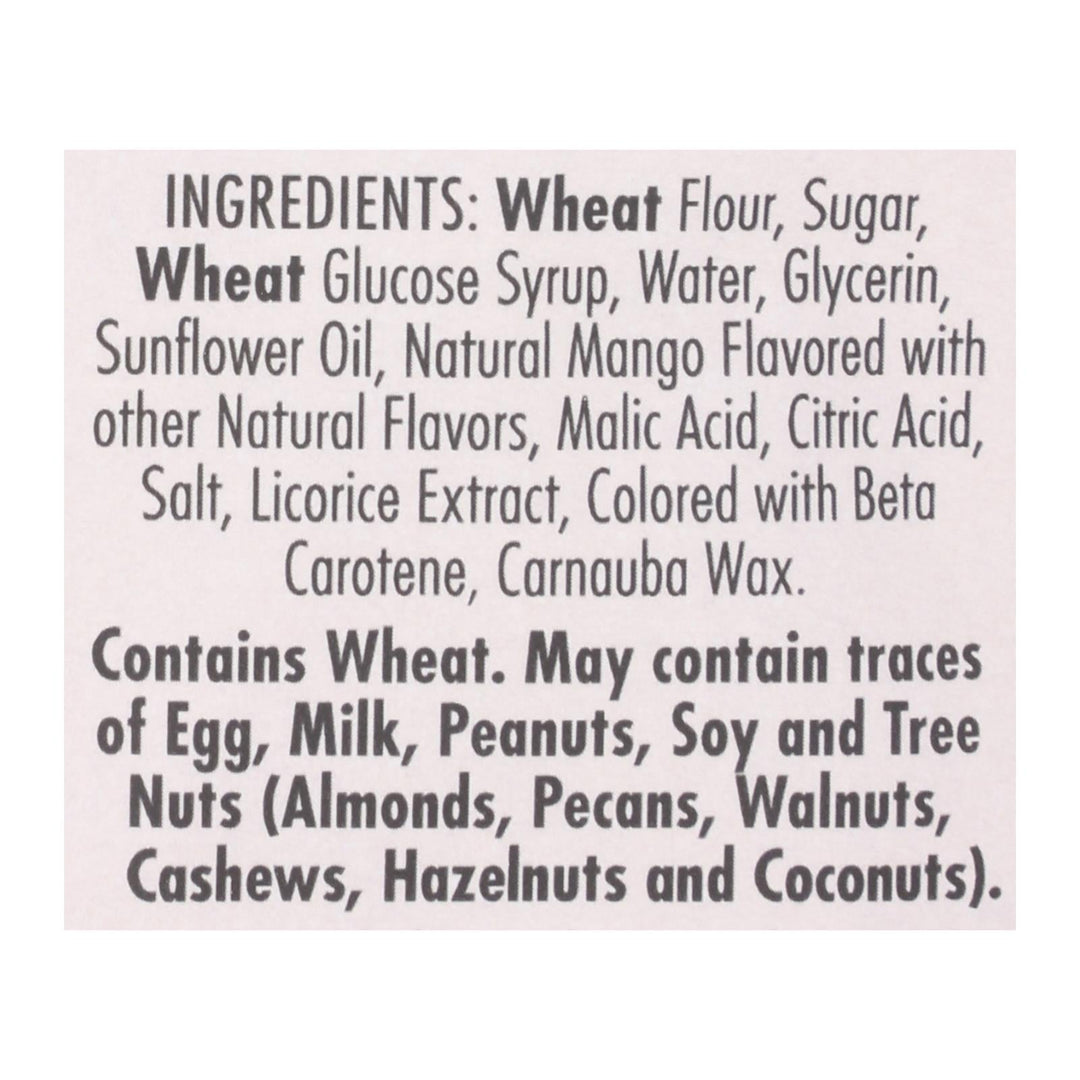 Darrell Soft Eating Liquorice - Mango - Case Of 8 - 7 Oz. - Maras Green