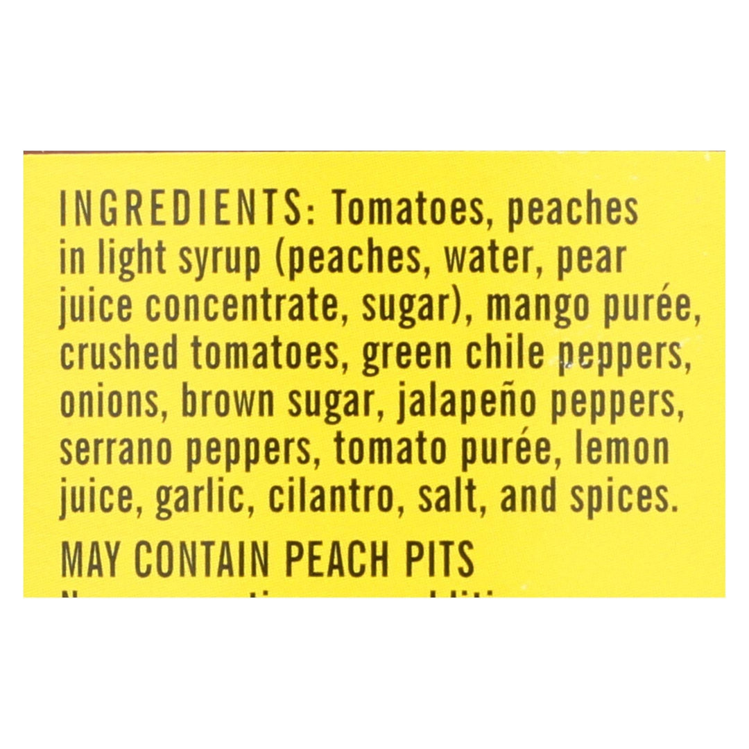 Desert Pepper Trading - Medium Hot Peach Mango Salsa - Case Of 6 - 16 Oz. - Maras Green
