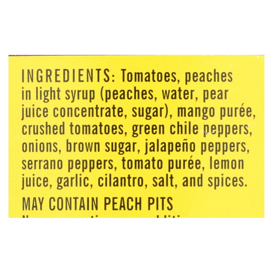 Desert Pepper Trading - Medium Hot Peach Mango Salsa - Case Of 6 - 16 Oz. - Maras Green
