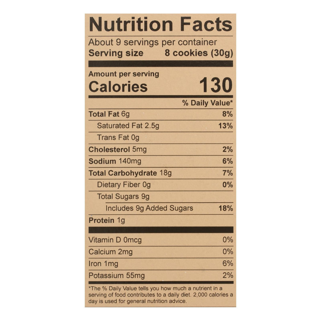 Deweys Bakery - Cookies Brownie Crisp - Case Of 6 - 9 Oz - Maras Green