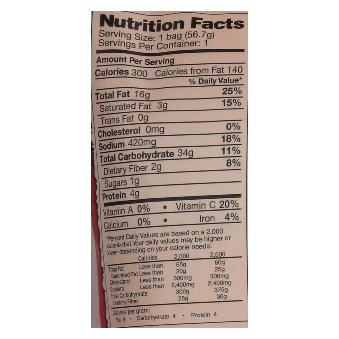 Dirty Chips - Potato Chips - Mesquite Bbq - Case Of 25 - 2 Oz. - Maras Green