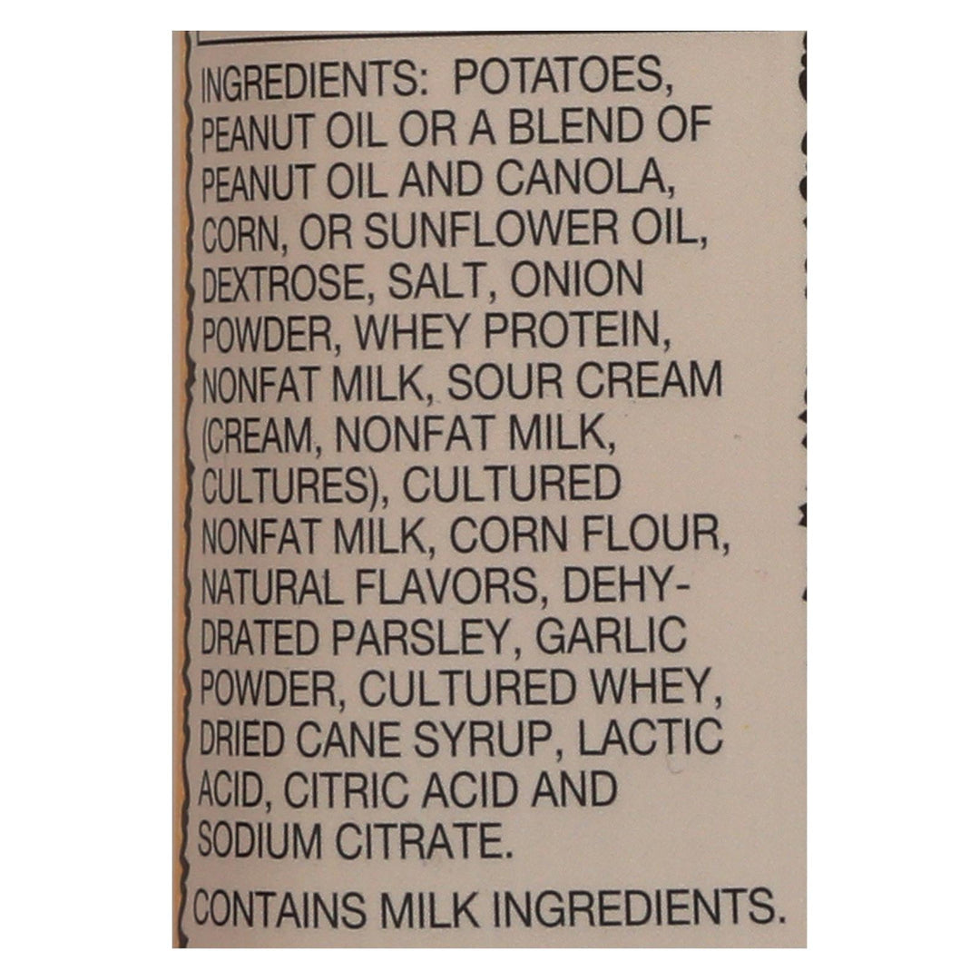 Dirty Chips - Potato Chips - Sour Cream And Onion - Case Of 25 - 2 Oz. - Maras Green