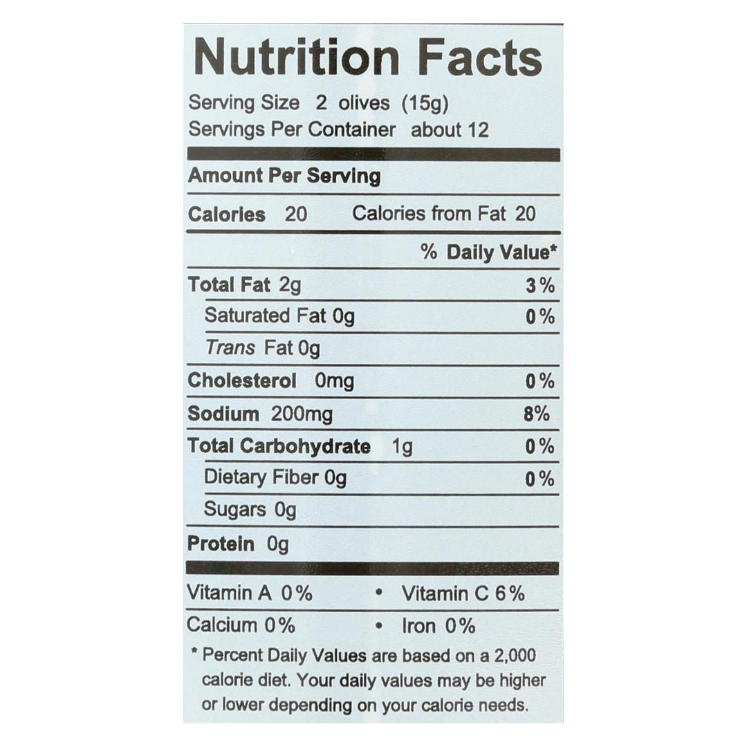 Divina - Green Olives Stuffed With Garlic - Case Of 6 - 7.8 Oz. - Maras Green