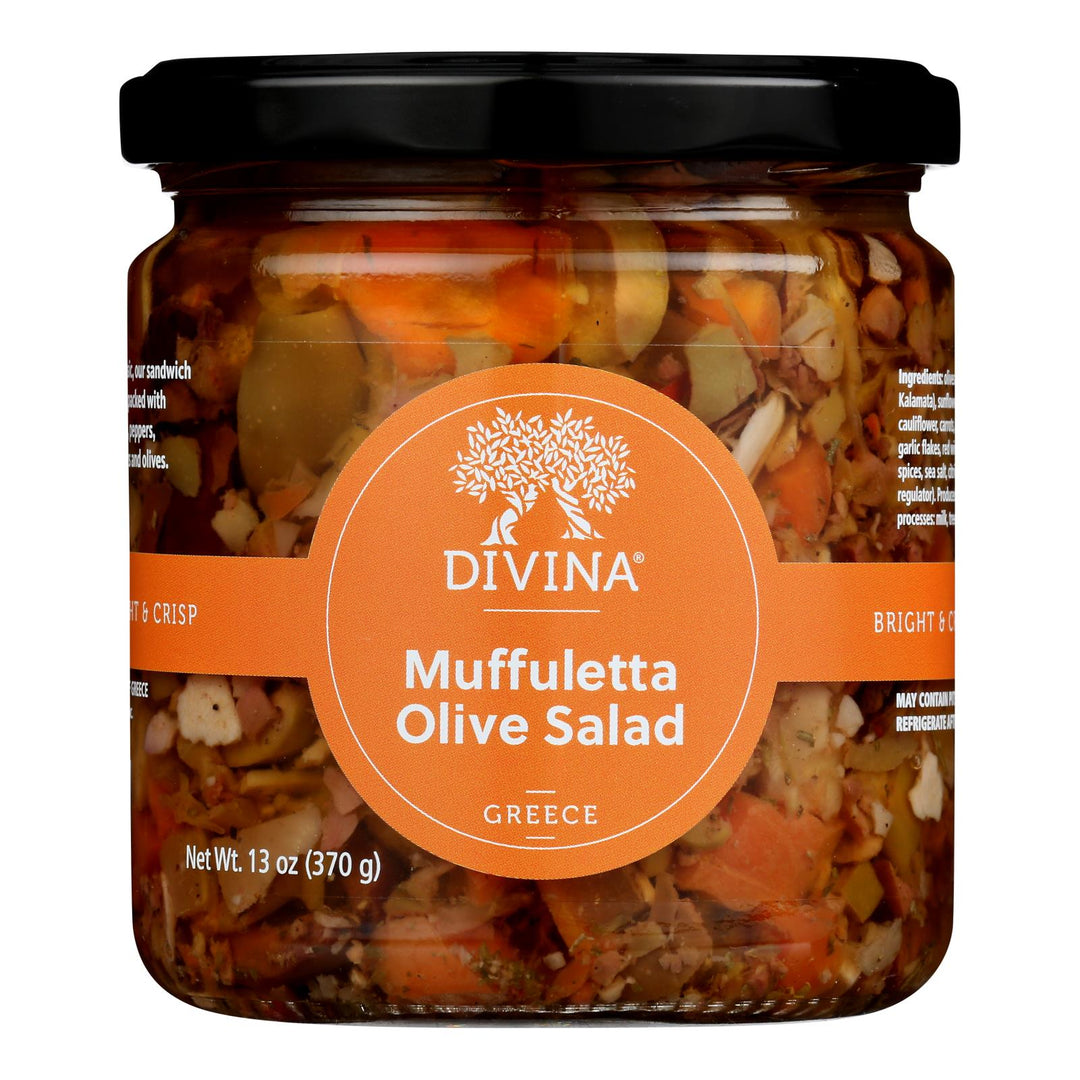 Divina - Muffuletta Olv Salad - Case Of 6 - 13 Oz - Maras Green