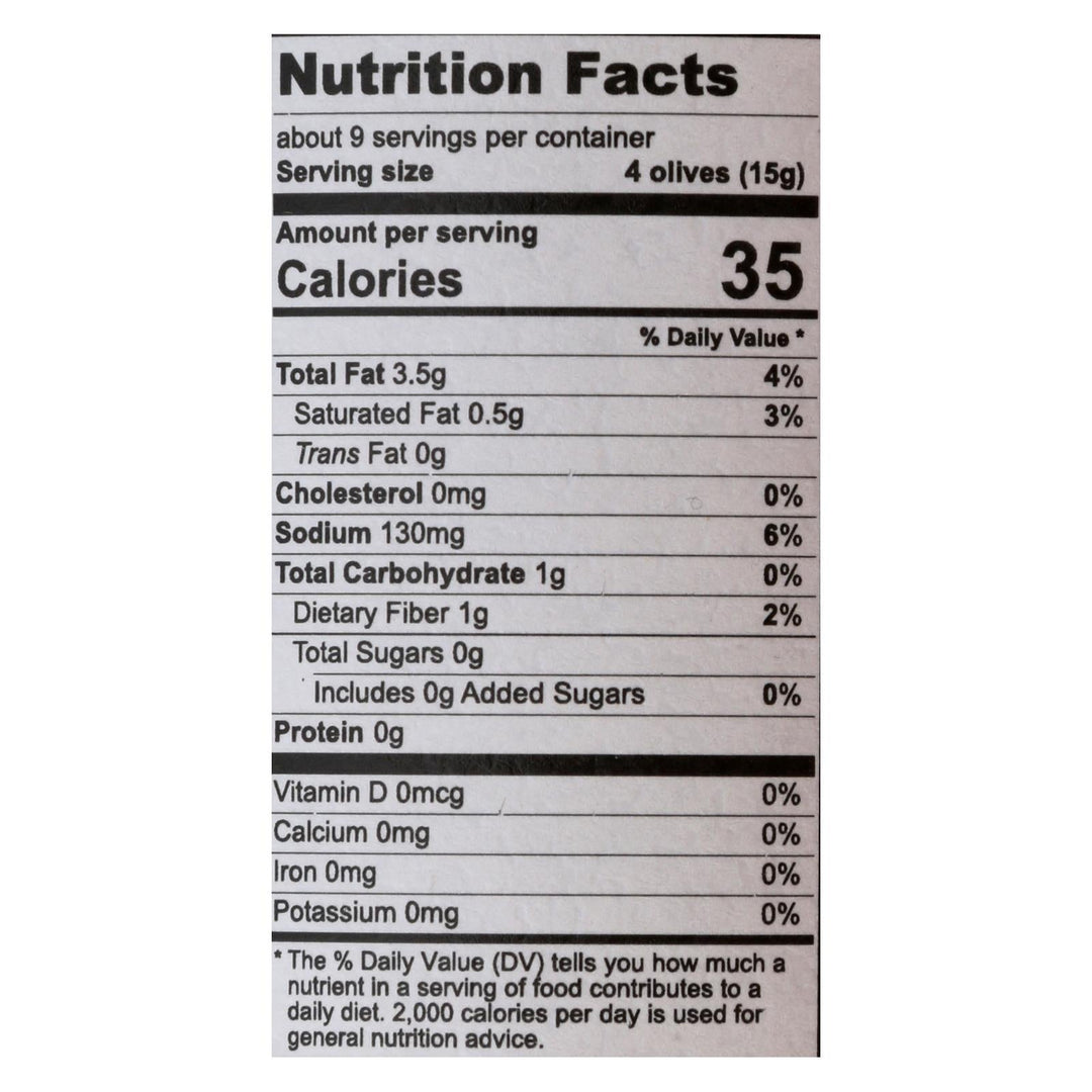 Divina - Olives Pit Cstlvtrno - Case Of 6 - 4.9 Oz - Maras Green