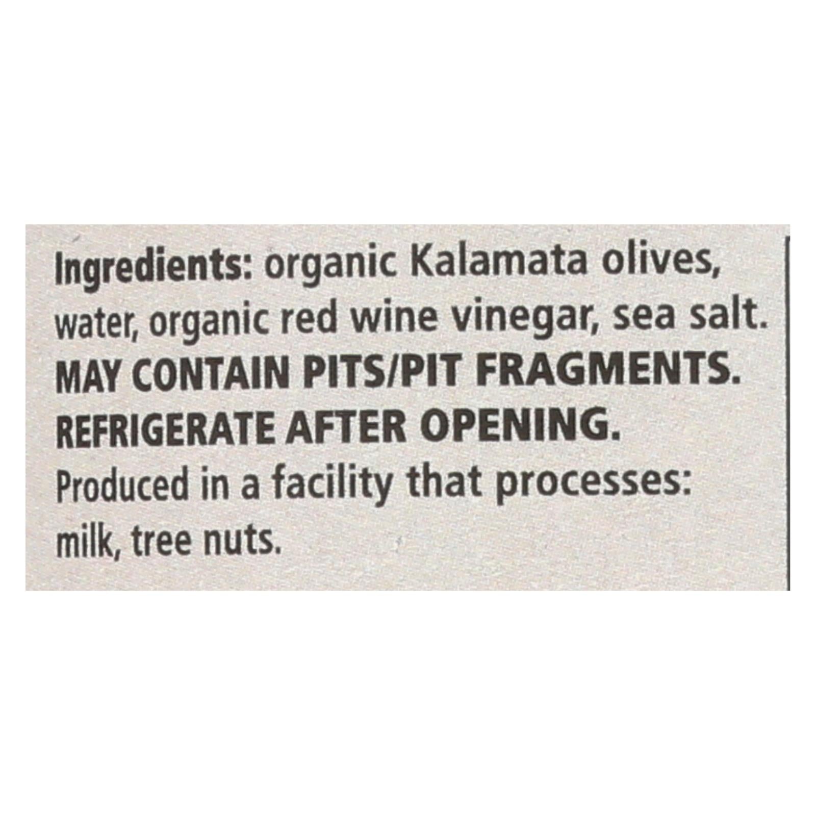 Divina - Organic Olives - Kalamata Sliced - Case Of 6 - 5.6 Oz. - Maras Green