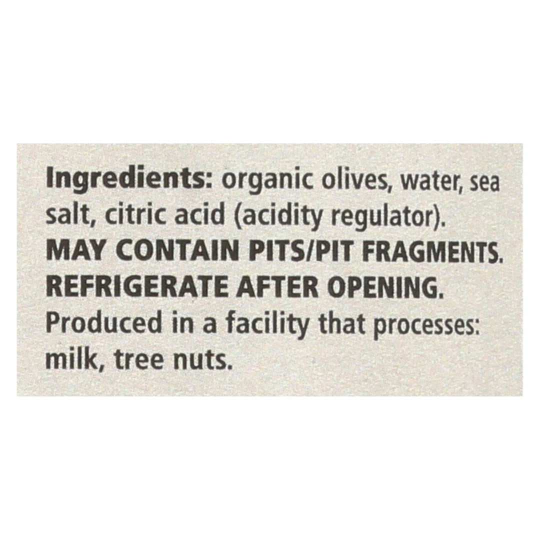 Divina - Organic Pitted Green Olives - Case Of 6 - 6 Oz. - Maras Green