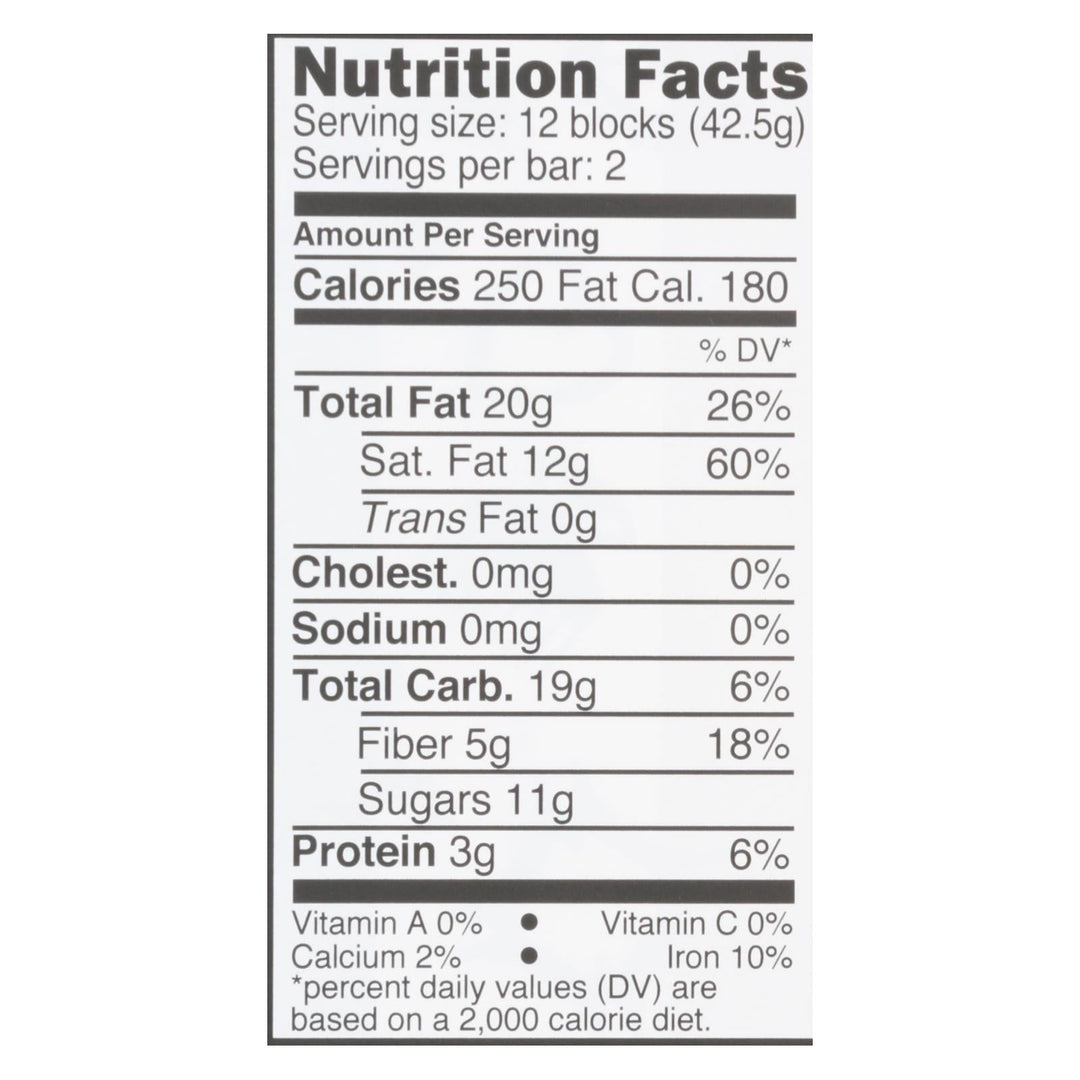 Divine - Bar Chocolate Dark 70% Cocoa - Case Of 12 - 3 Oz - Maras Green