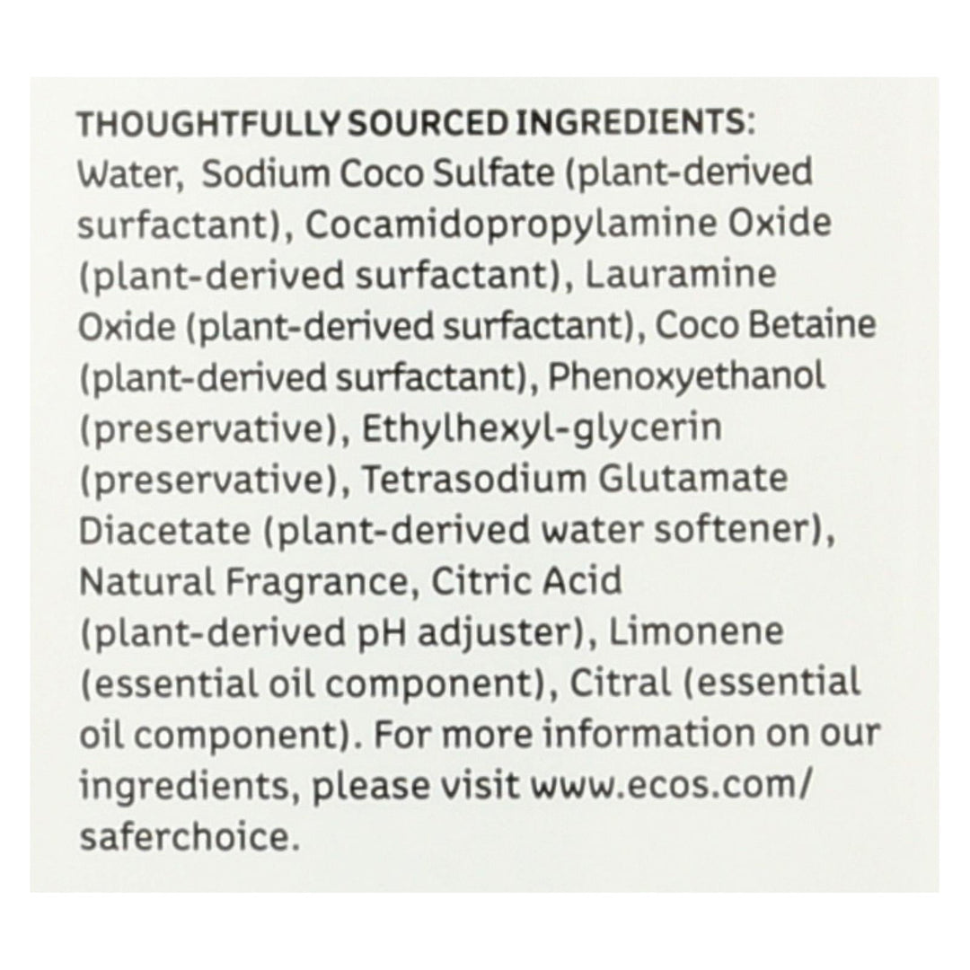 Earth Friendly Dish Mate Liquid Dish Soap - Bamboo Lemon - Case Of 6 - 25 Fl Oz. - Maras Green