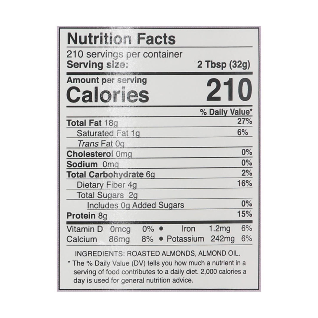 East Wind Almond Butter - Smooth - 15 Lb. - Maras Green