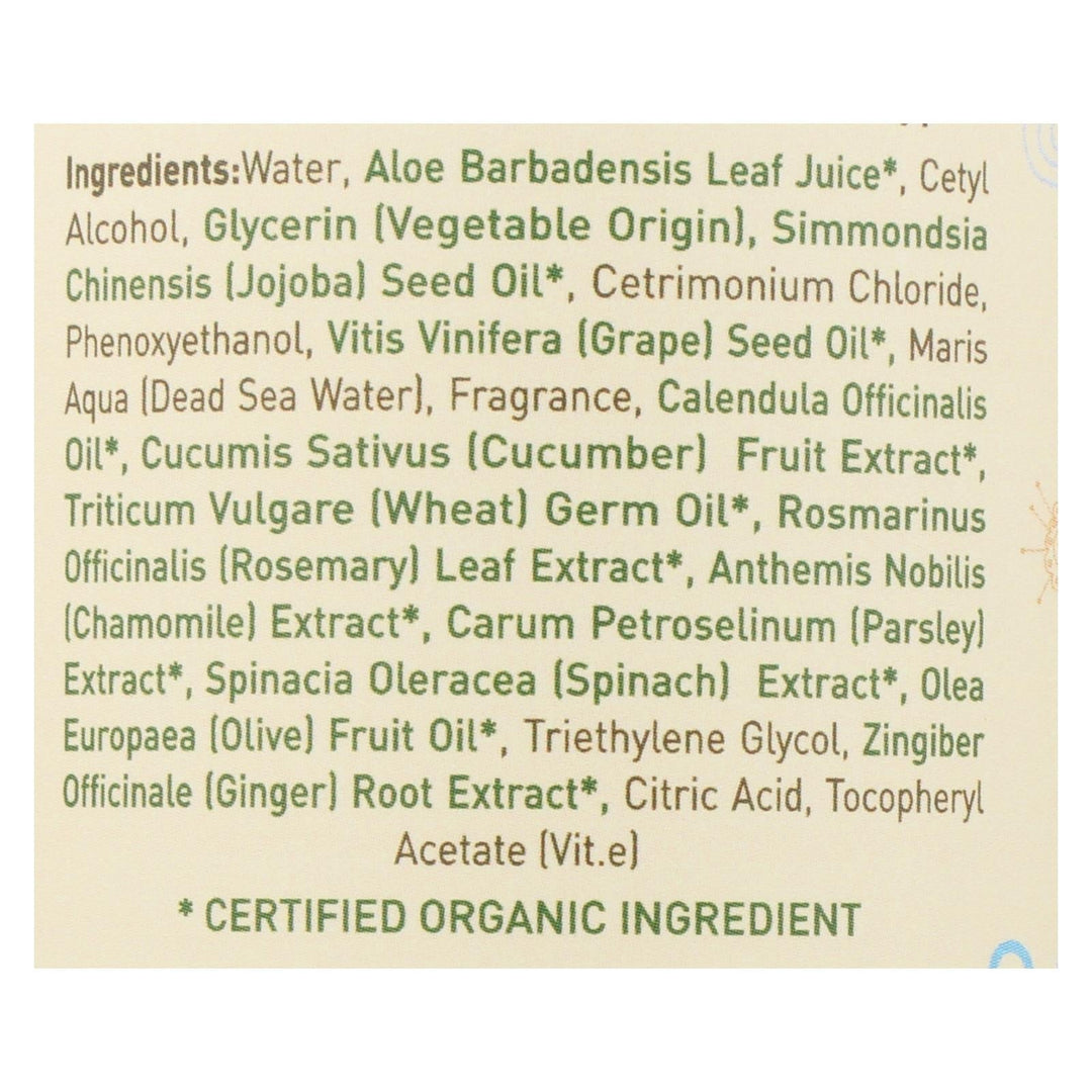 Ecolove Conditioner - Green Vegetables Family Conditioner For All Hair Types - Case Of 1 - 17.6 Fl Oz. - Maras Green