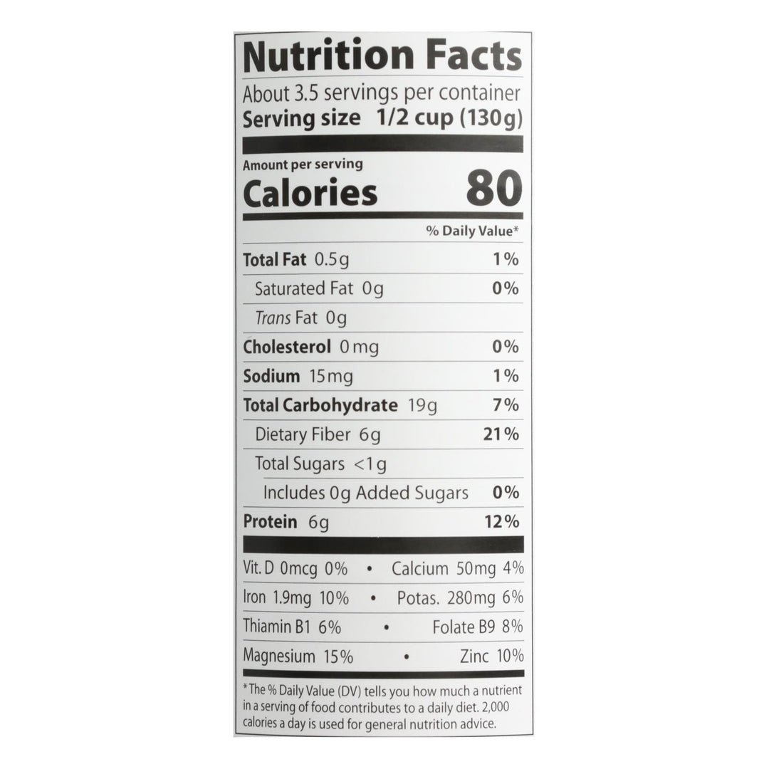 Eden Foods Organic Black Beans - Case Of 12 - 15 Oz. - Maras Green