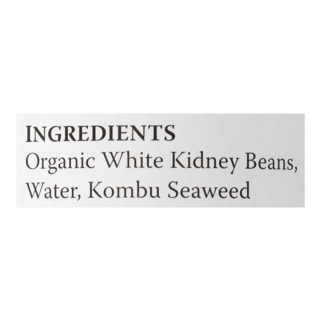 Eden Foods Organic Cannellini White Kidney Beans - Case Of 12 - 15 Oz. - Maras Green