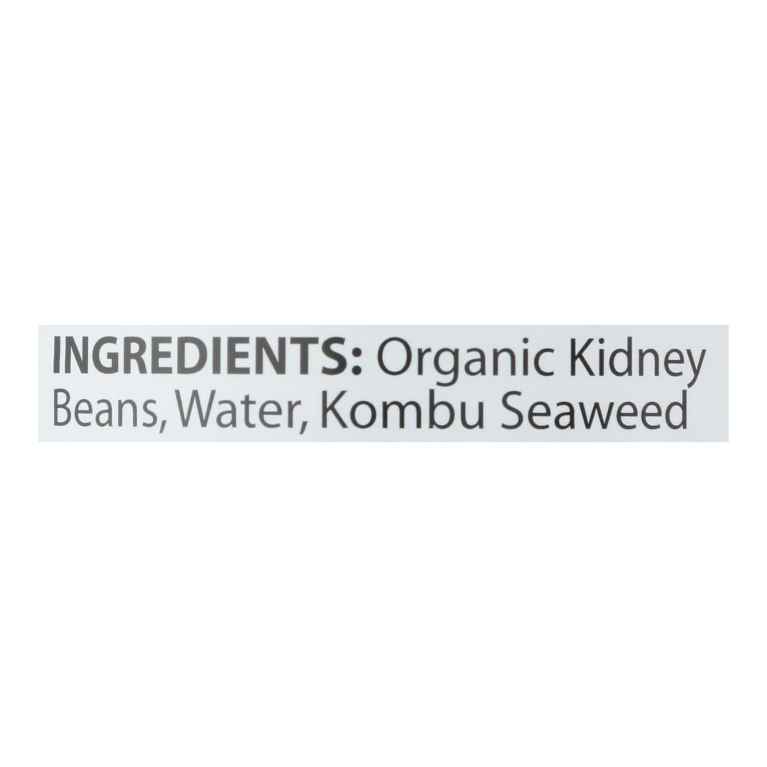 Eden Foods Organic Kidney Beans - Case Of 12 - 15 Oz. - Maras Green