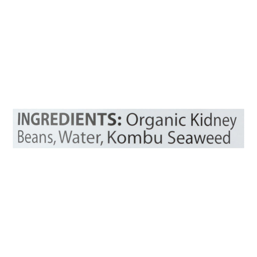 Eden Foods Organic Kidney Beans - Case Of 12 - 15 Oz. - Maras Green